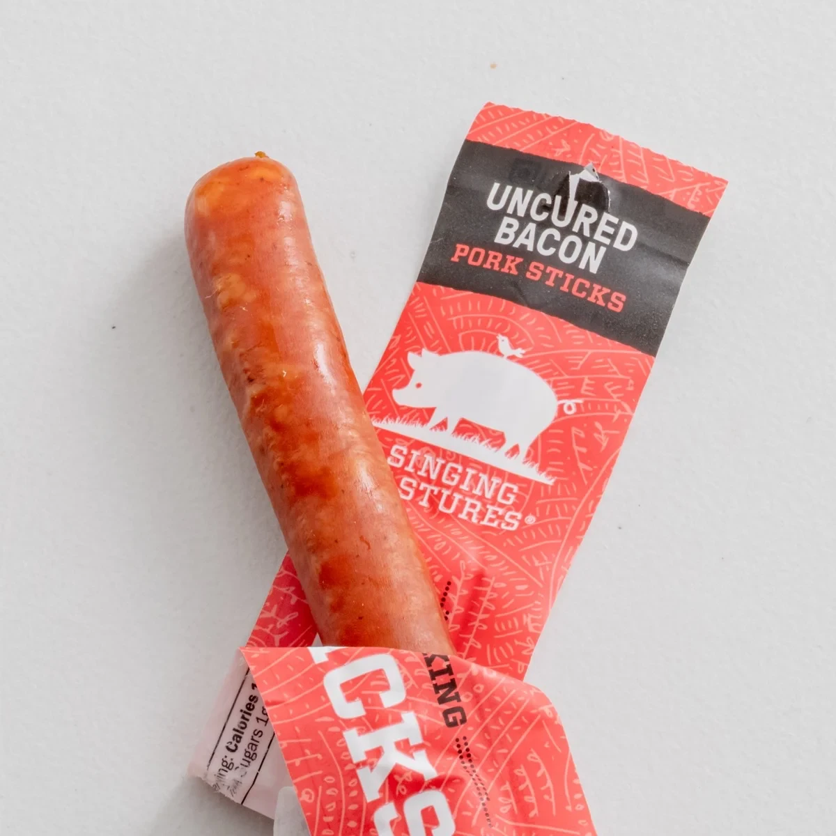Roam Sticks – Hickory-Smoked Pork With Uncured Bacon