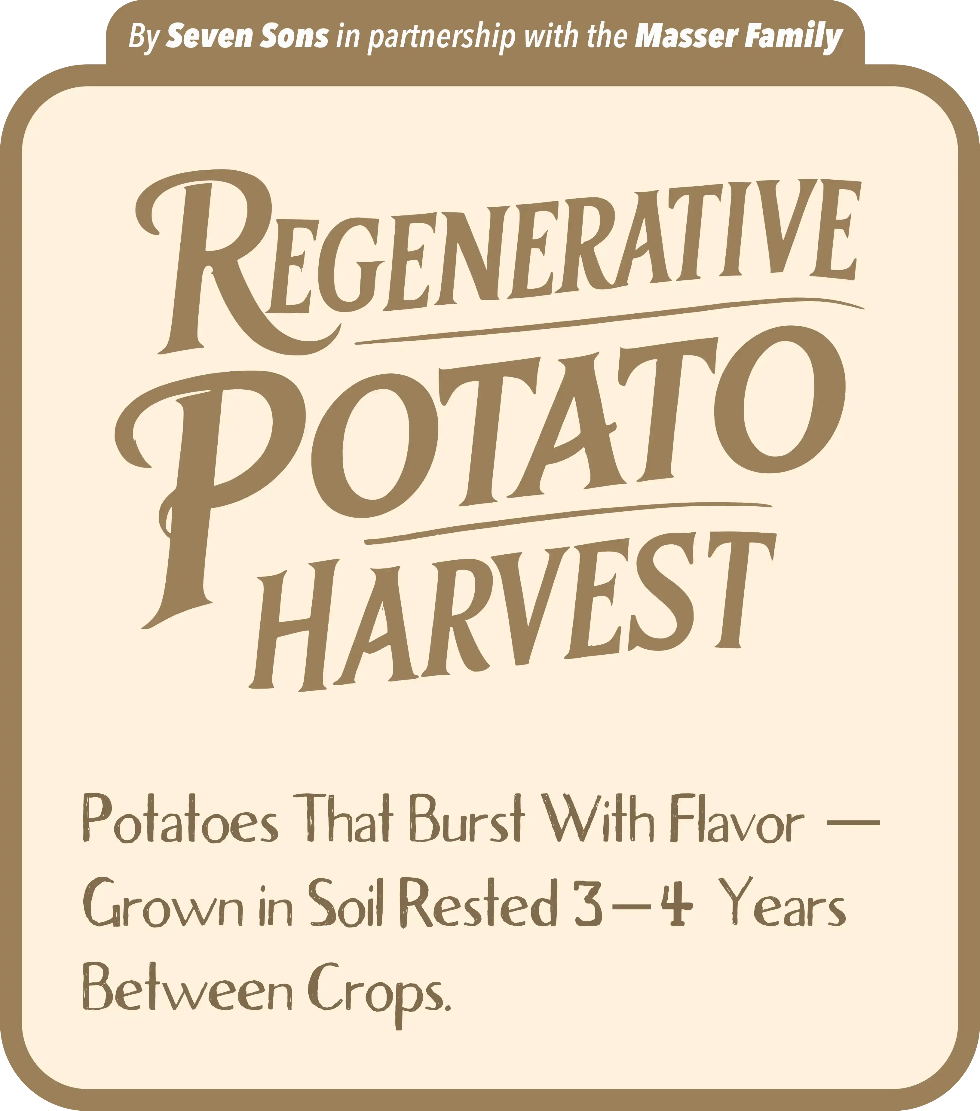 Regenerative Potato Harvest