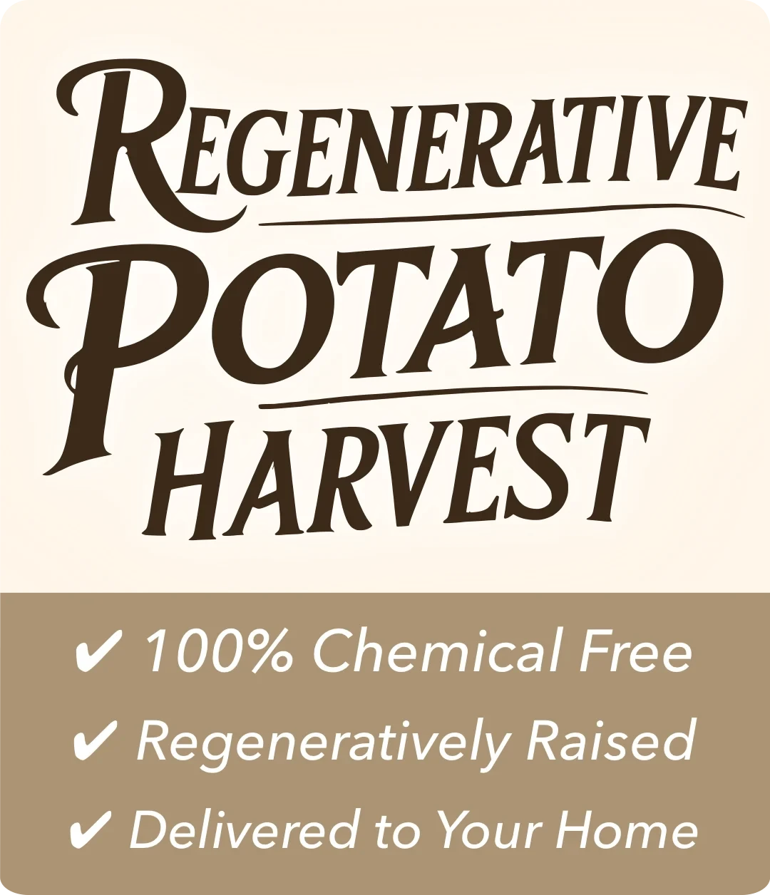 Regenerative Potato Harvest