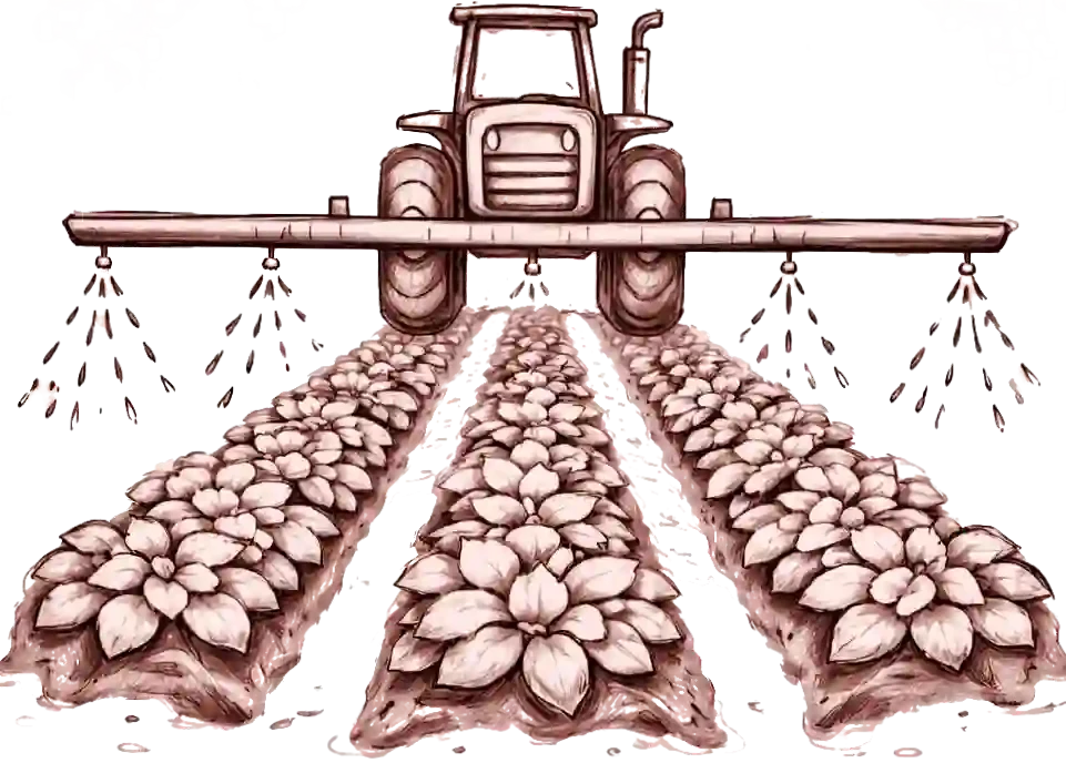 Fungicide spraying icon