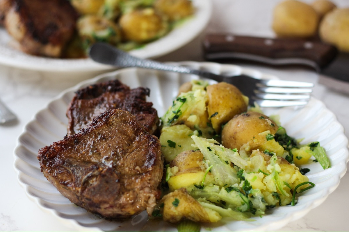 Herbed Golden Potatoes with Fennel