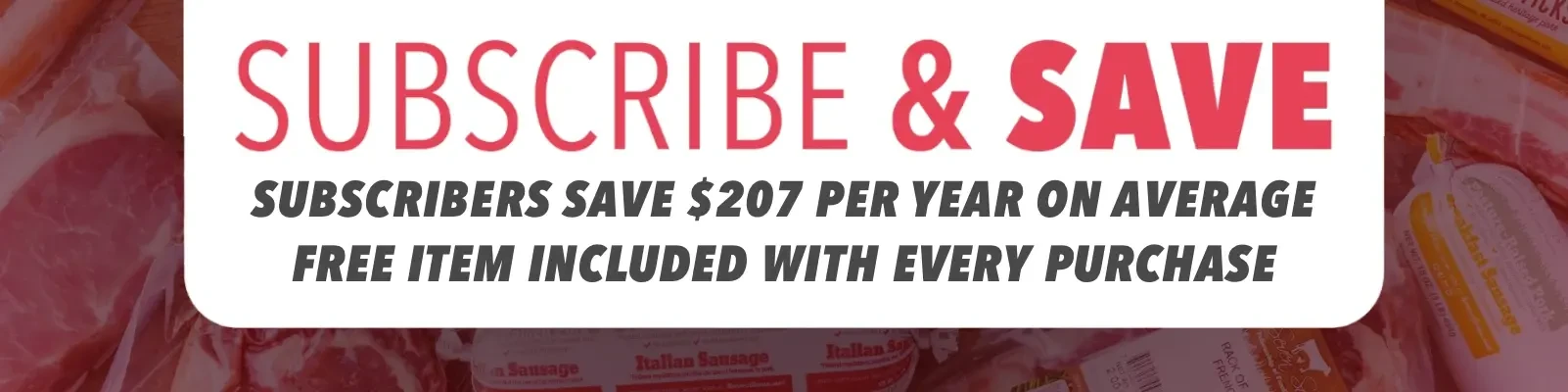 Subscribe & Save with Seven Sons Farm to enjoy 5% savings + a FREE item and the flexibility and convenience of setting your own custom order on repeat at the frequency you select.
