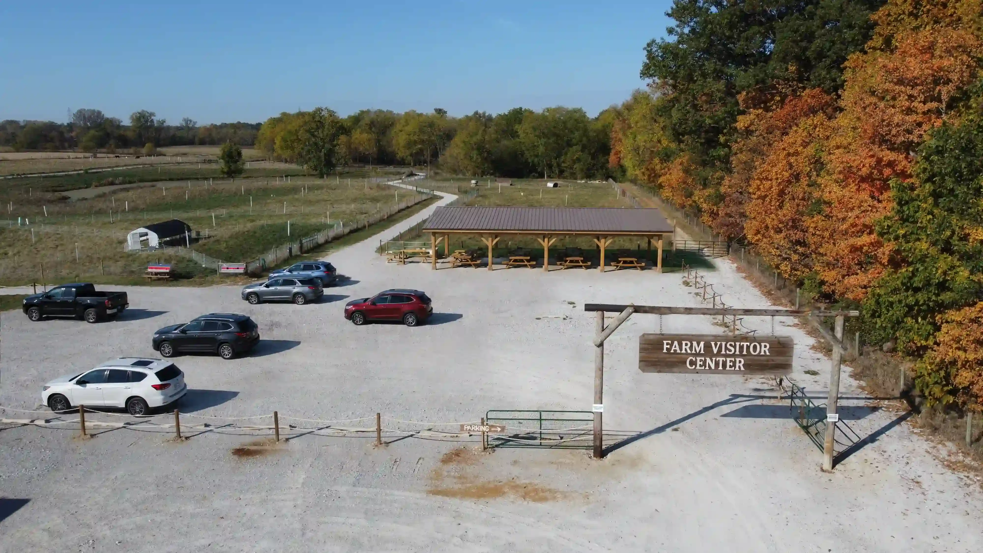 Self-guided walking path tour