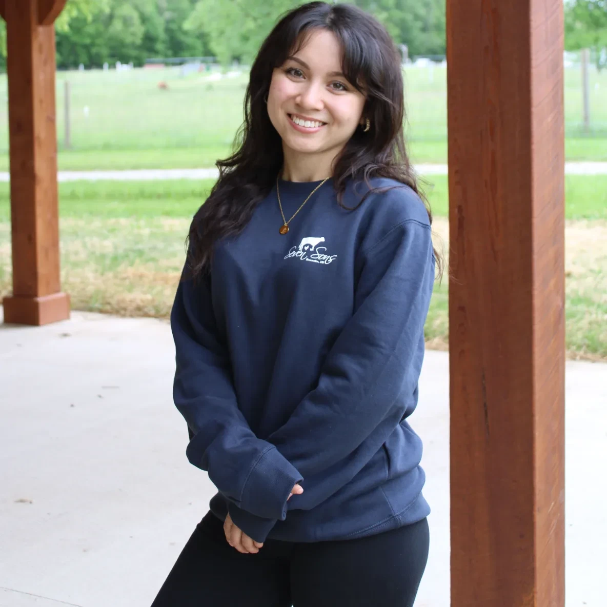 Fleece Crew Neck Sweater Navy (xxl)