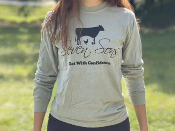 Long Sleeve T-shirt, Sandstone (S)